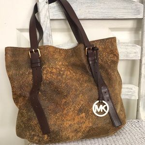 Michael Kors Distressed “Jessica” Tote Bag